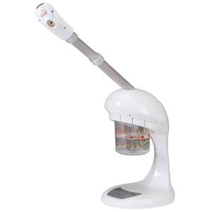 Portable Facial Steamer Digital timer & Extended Arm - Silver Fox (F-101)